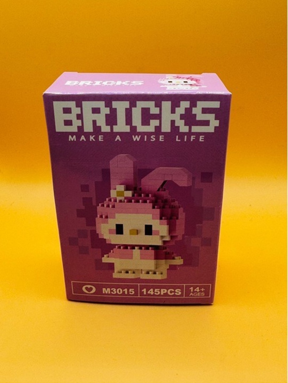 Mini Bricks Building Blocks Set (My Melody- Hello Kitty) New